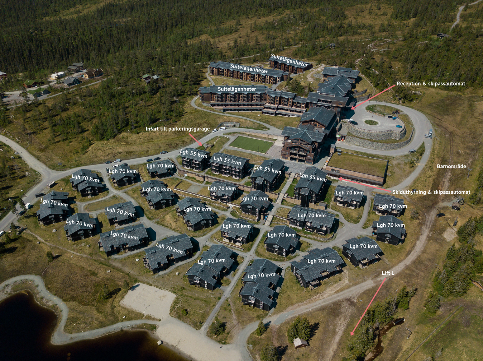 Översiktskarta Norefjell Ski & Spa
