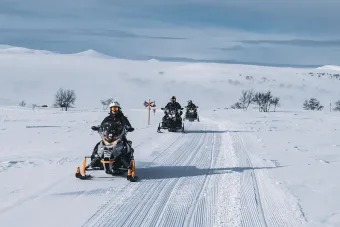 Snöskoter Tänndalen