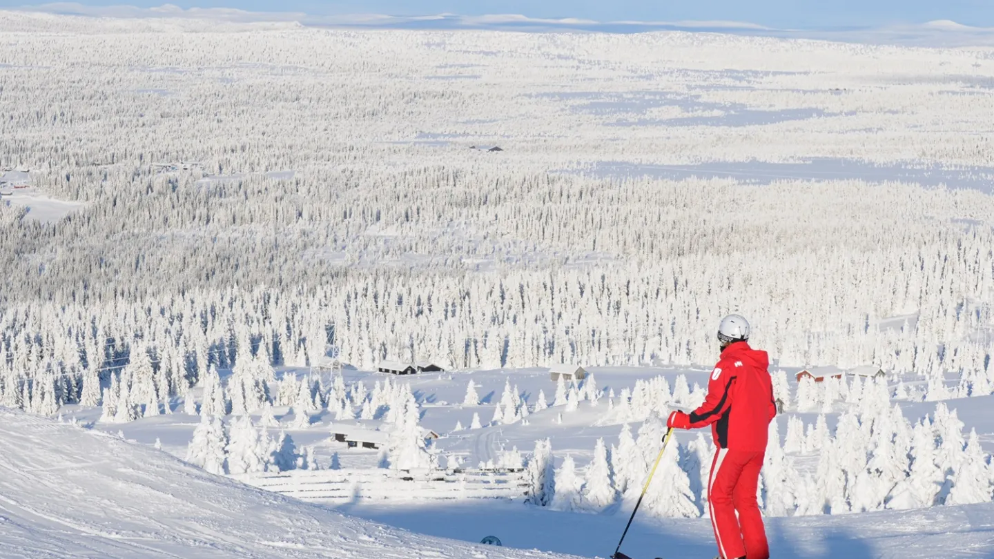 Skidåkning i Hafjell