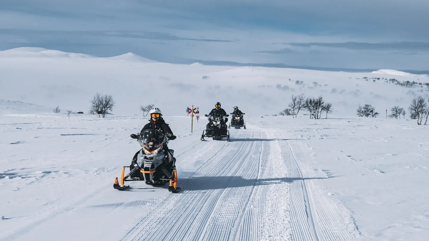 Snöskoter Tänndalen